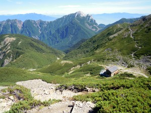 地蔵尾根に向かう