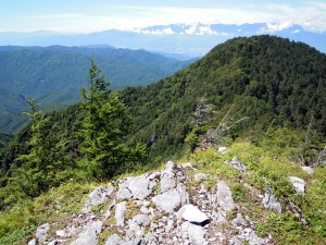 地蔵岳を臨む